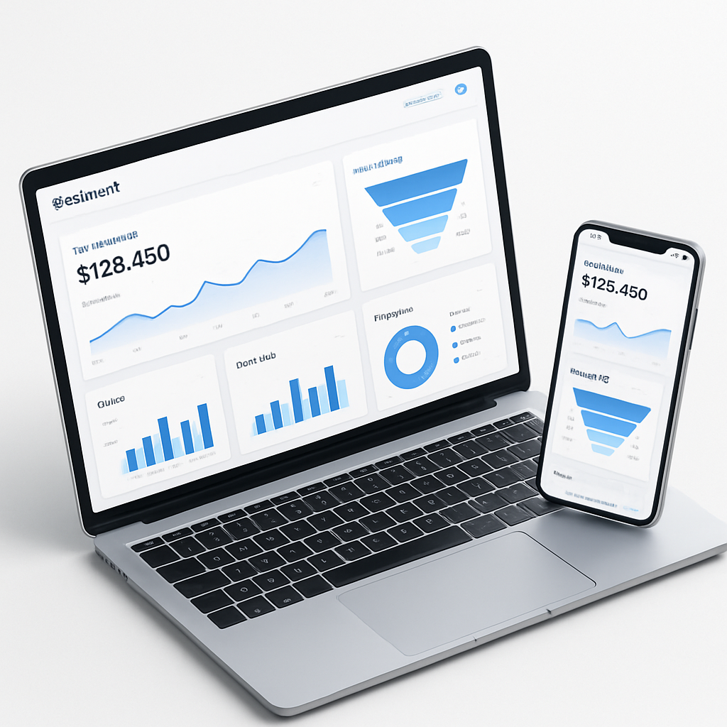 珩灿敖营 SaaS 云平台产品界面示意